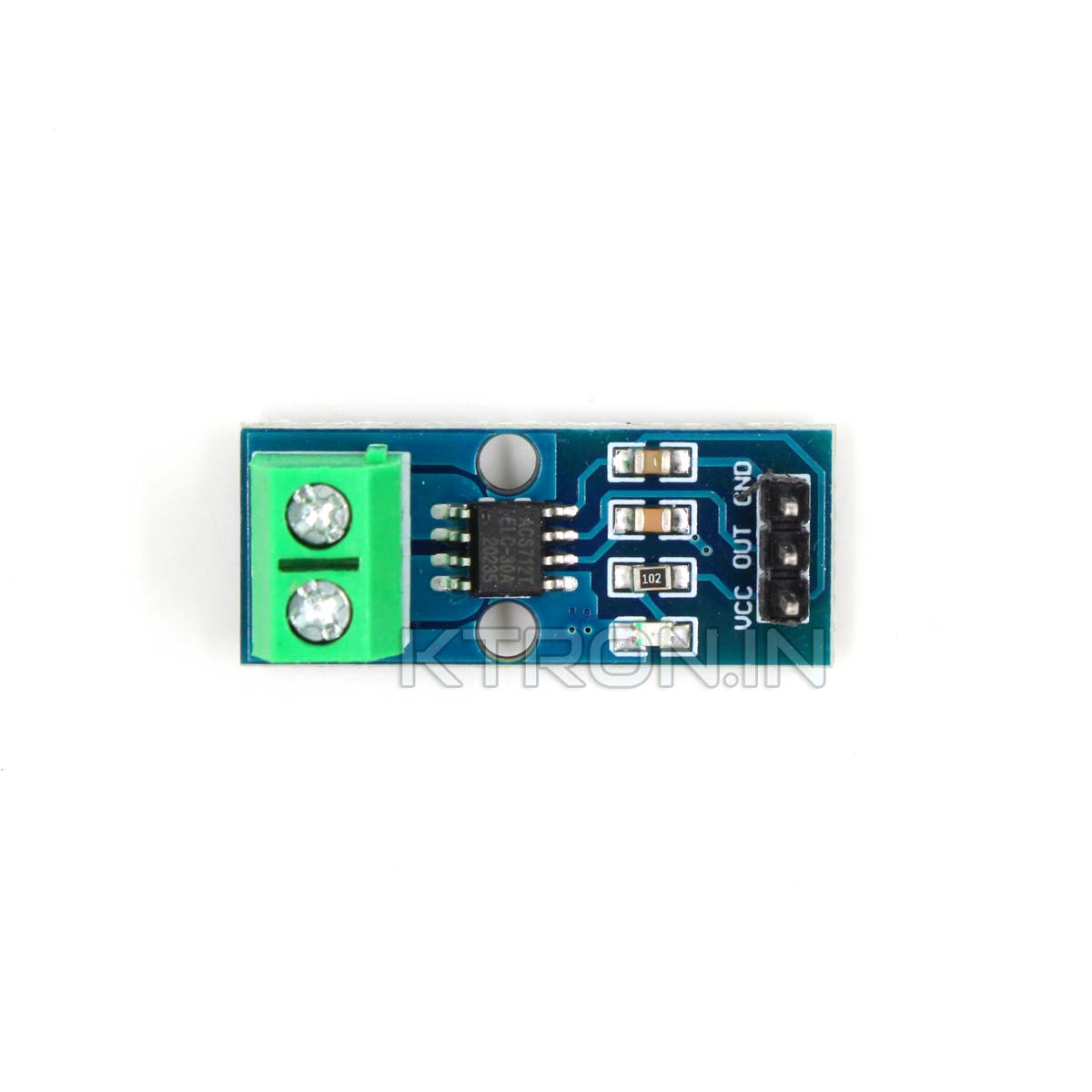 ACS712 current-sensor breakout module. Check the silkscreen and exact variant before choosing the sensitivity constant.